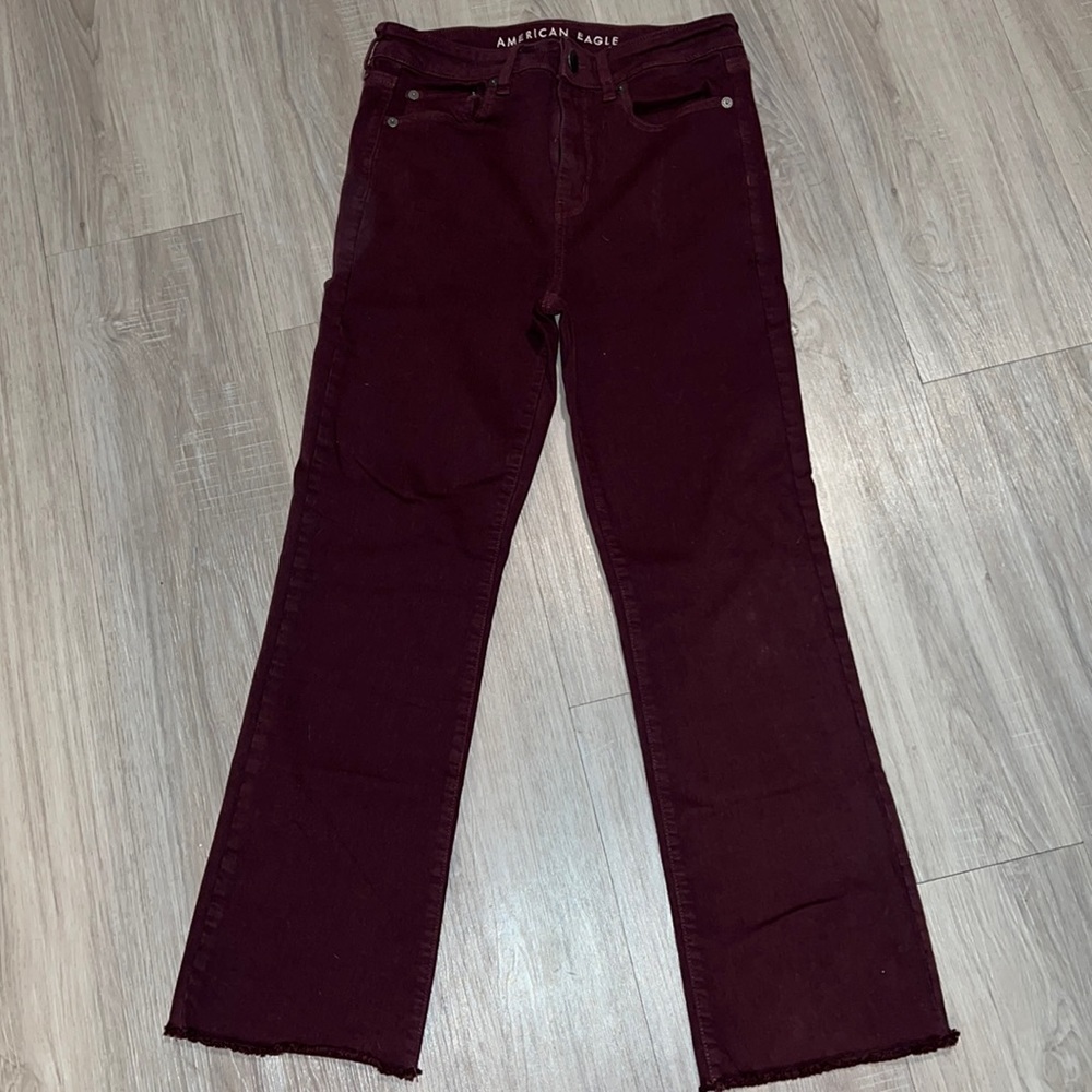 American Eagle • 6 Regular • High Rise Crop Flare